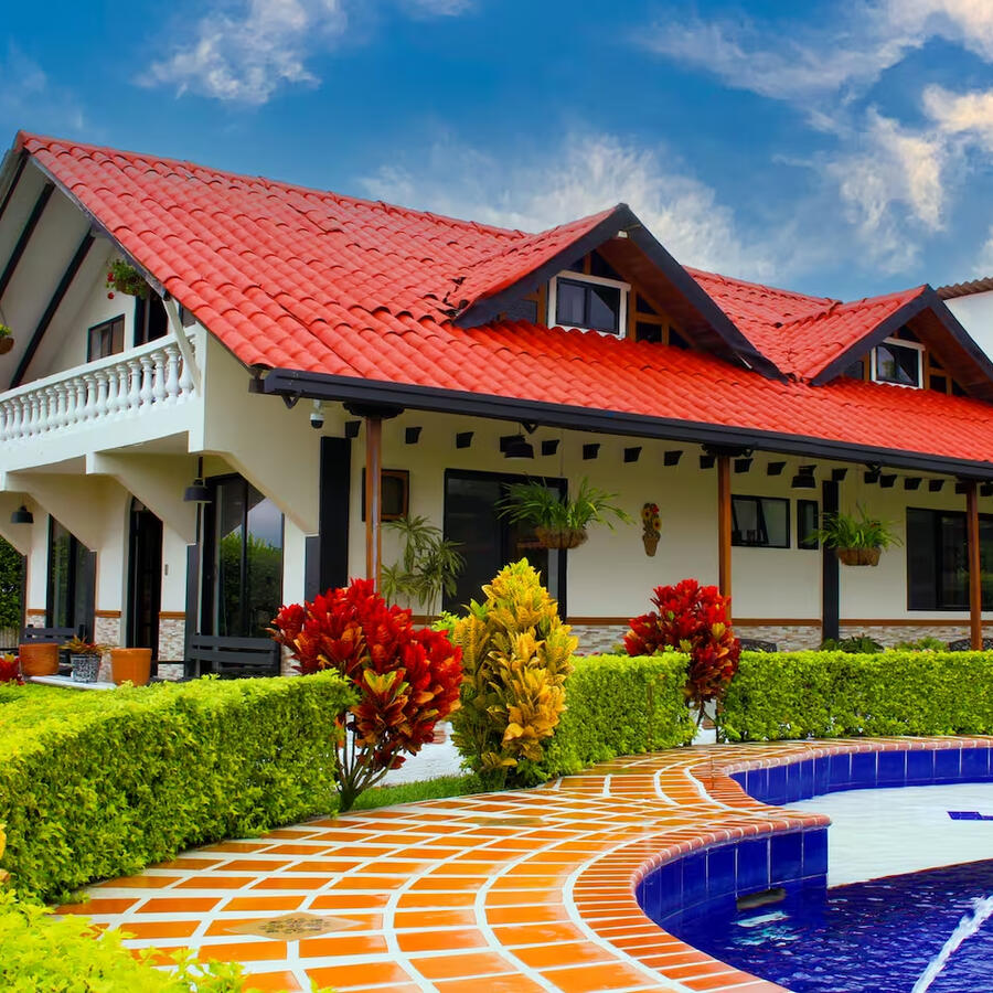 Finca Valeares Ulloa en Ulloa, Colombia, finca turística para grupos grandes